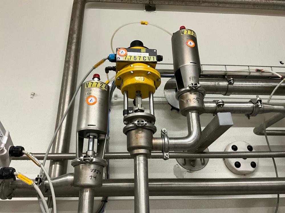 Alfa Laval pneumatic valve (9x)