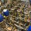 Alfa Laval pneumatic valve station