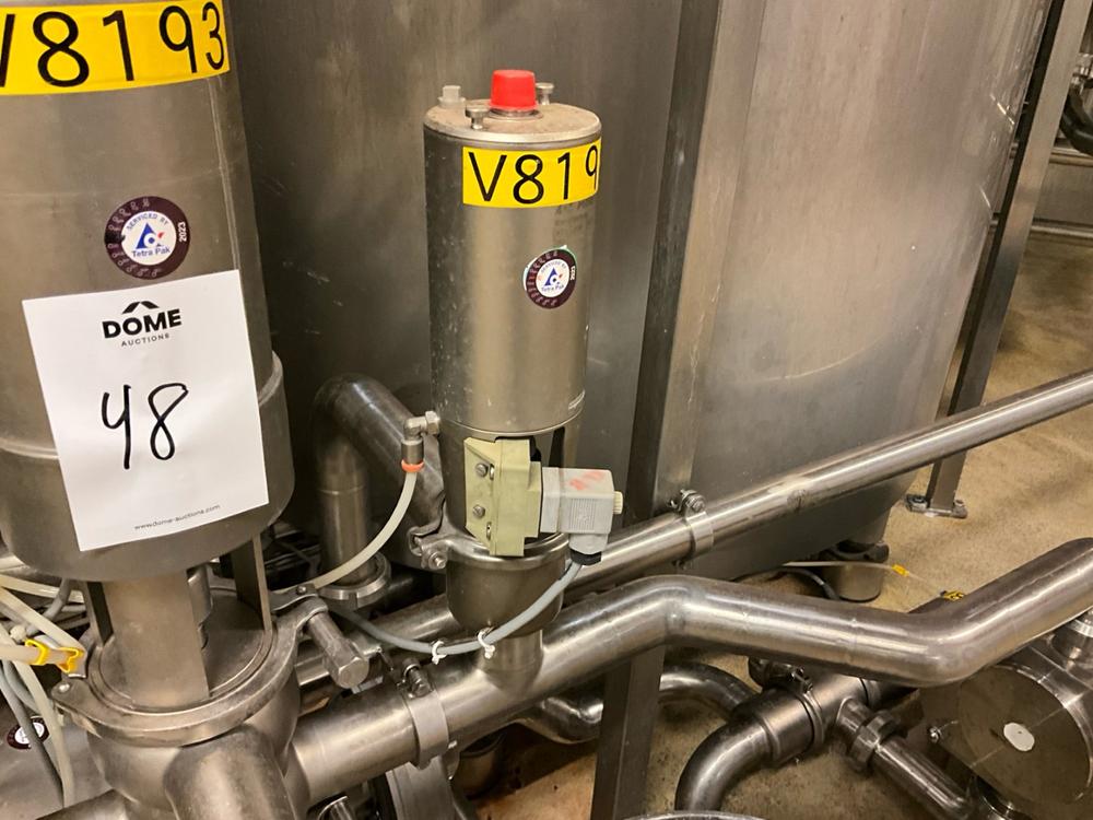 Alfa Laval Pneumatic valve and pump setup