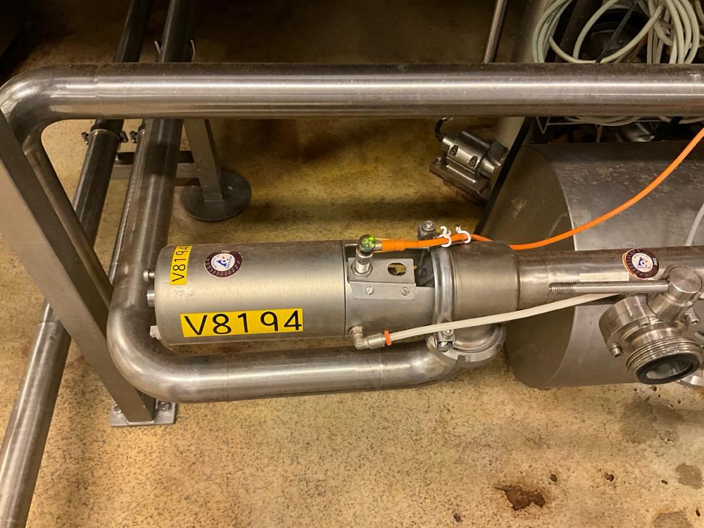 Alfa Laval Pneumatic valve and pump setup