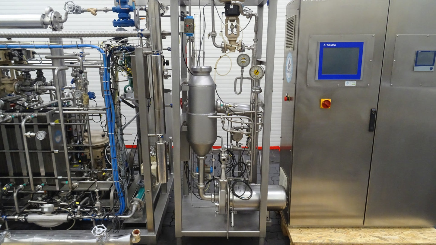 Desserts Pilot UHT plant with VTIS direct injection module Tetra Pak